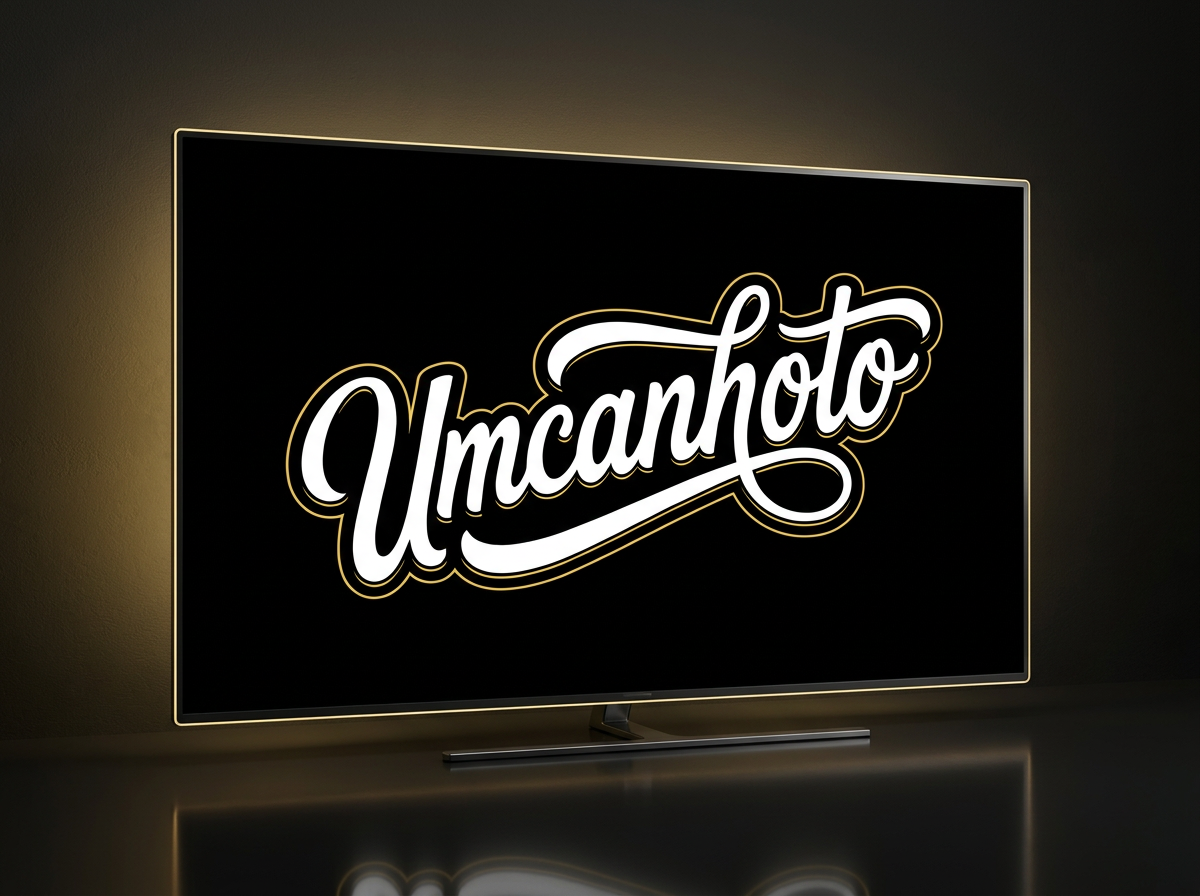 Tela de TV exibindo anúncio em mídia indoor